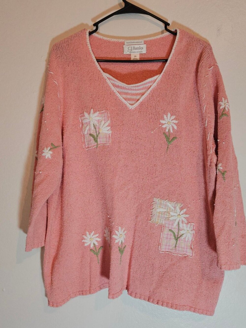 Vintage CJ Banks Womens Knit Sweater Size 2x